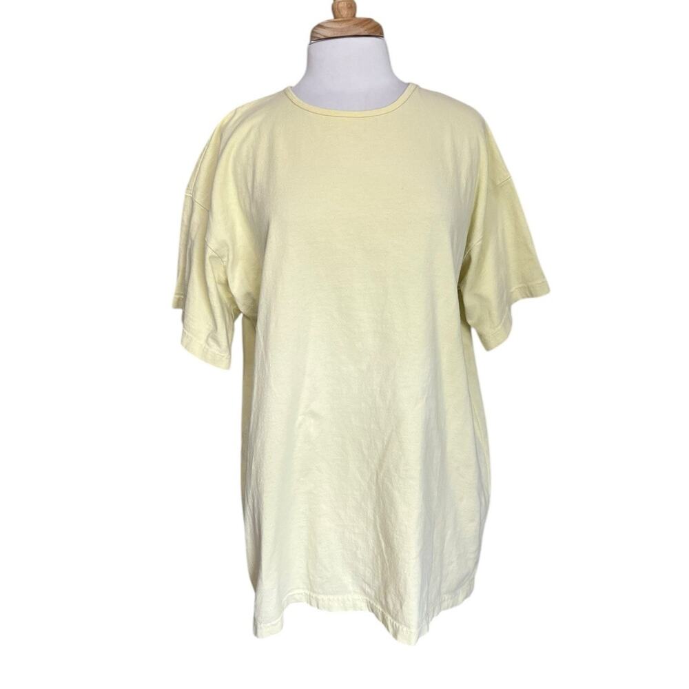 Pacific Cotton Pacificotton San Francisco Vtg Bryn Walker Yellow T-Shirt USA L